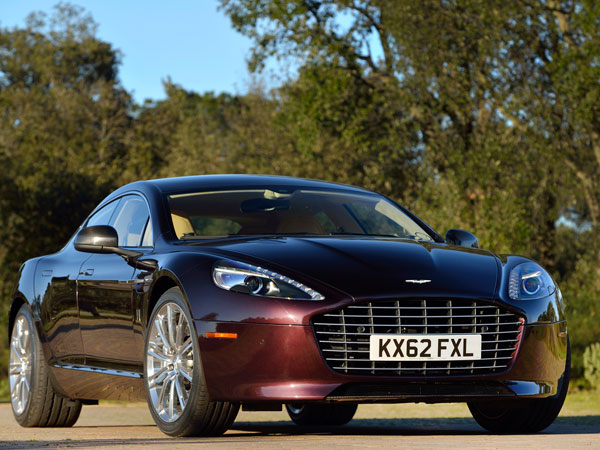 Bordeaux red Aston Martin Rapide S