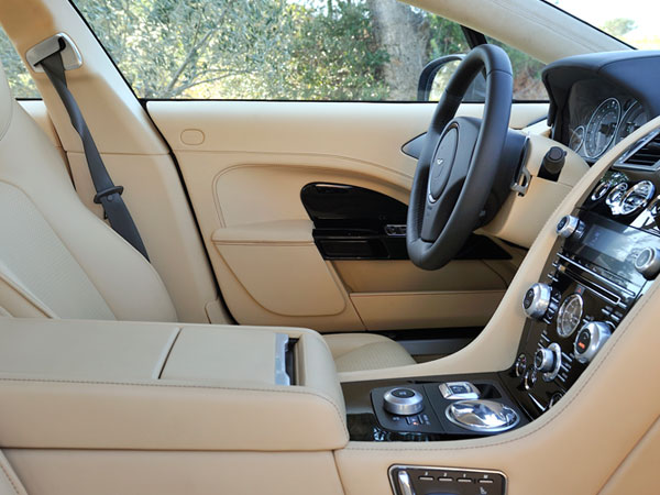 Aston Martin's leather interior