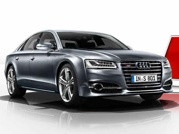 Gray Audi S8, a prestigious sedan