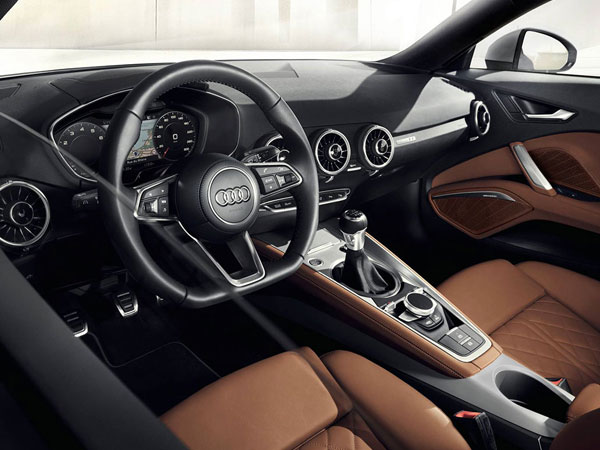 Audi TT's luxurious cabin