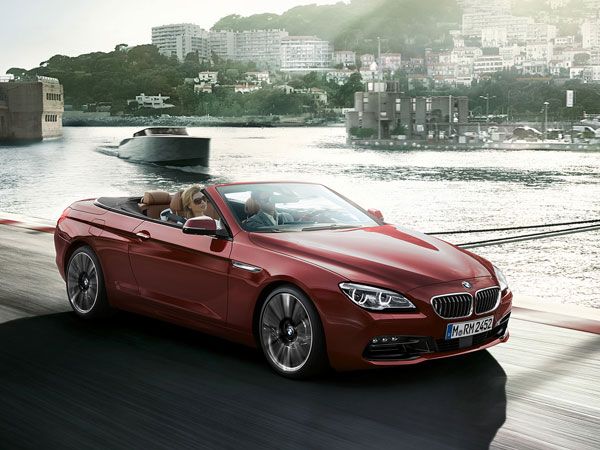 Red BMW 6 Series Convertible