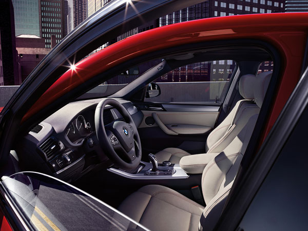 BMW X Range's luxurious interior