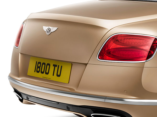 Bentley Continental GTC rear back trunk