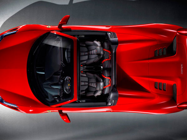 Ferrari 458 Spider, a most sporty cabriolet