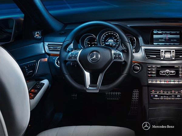 Mercedes E Class's exclusive driving cockpit