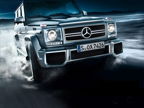 Mercedes G Class' stylish front grille